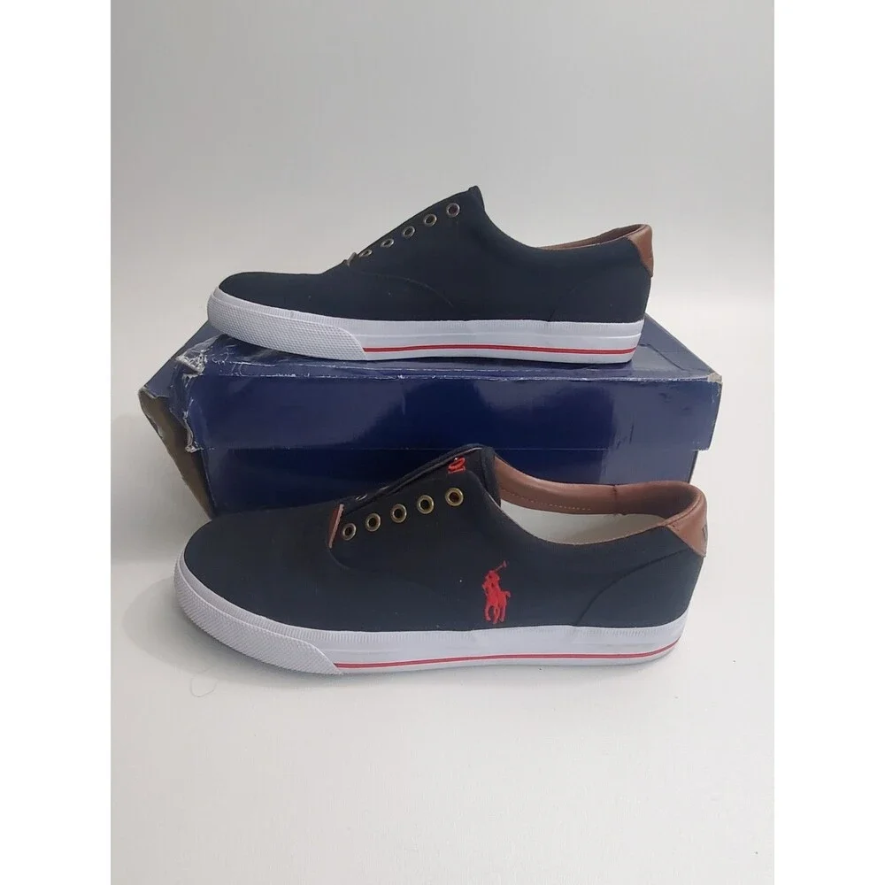 Polo Ralph Lauren‎ Mens Vito Black Loafers Size 11.5 (7090945)